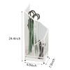 DCFV Irregular Shape Metal Umbrella Stand Entryway Freestanding Umbrella Rack Nordic Style Umbrella Storage Rack Umbrella Holder for Entryway Metal Mesh 3 Colors view 2