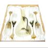 5 Piece Wine Decanter & Glasses Gift Set Hand-Blown Glass Embellished with Enamel and Colorful Crystal Details - Butterfly Design view 1