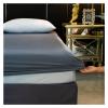 DSMYYXGS Natural Mulberry Silk Fitted Sheet Luxury Solid Color Real Silk Mattress Cover Double Queen Size Elastic Band Bed Sheet (Color : White, Size : Pillowcases40x60cmx2) view 3
