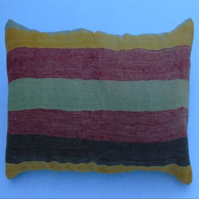 16''x39'' Striped Lumbar Pillowcase, Kilim Home Decor Pillowcase, Turkish Kilim Pillow Throw, Unique Designed Kilim Pillow Cover, Boho Sofa Pillow Cover, Ethnic Pillow Throw, Bohemian Decor Pillowcase