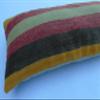 16''x39'' Striped Lumbar Pillowcase, Kilim Home Decor Pillowcase, Turkish Kilim Pillow Throw, Unique Designed Kilim Pillow Cover, Boho Sofa Pillow Cover, Ethnic Pillow Throw, Bohemian Decor Pillowcase view 4
