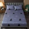 CFYCYHDZHT Bedding Fitted Sheet Deep Thick Quilted Waterproof Solid Color Mattress Protector for The Elderly Kids Urinary Single Double Bed Single Cover Jungle 180200cm view 1