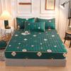 CFYCYHDZHT Bed Cover Room Thick Quilted Non Slip Deep Pocket Fitted Sheets, Cartoon Printed Mattress Protector for Boys Girls Bedroom Dark Green 150200cm view 1