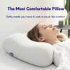 C CUSHION LAB Deep Sleep Pillow, Patented Ergonomic Contour Design for Side & Back Sleepers, Orthopedic Cervical Shape Gently Cradles Head & Provides Neck Support & Shoulder Pain Relief - Calm Grey view 2