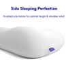 C CUSHION LAB Deep Sleep Pillow, Patented Ergonomic Contour Design for Side & Back Sleepers, Orthopedic Cervical Shape Gently Cradles Head & Provides Neck Support & Shoulder Pain Relief - Calm Grey view 3