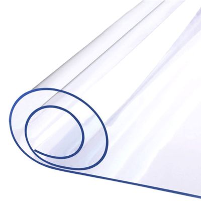 2mm Thick Clear Table Cover Protector - Rectangle Vinyl Plastic Tablecloth Desk Pad Non-Slip Desk Mat Tablepads/Outdoor Table Covers Waterproof Rectangle(Customizable) ( Size : 3575inch/90190cm )
