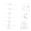iplusmile Frame Sunglasses Frame Holder Stand Sunglasses Holder Rack Clear Frame Blue Plates Acrylic Shortsighted view 3