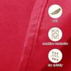 Ascoza 2pack 90x156 Inch Red Rectangular Tablecloth 8 Feet Table Cloth in Polyester Fabric for Wedding/Banquet/Restaurant/Parties view 4