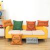 TRENDIN Welcome Fall Pillow Cover 18x18 Inches, Farmhouse Orange Sayings Throw Pillowcase for Autumn Decoration, Decorative Square Cushion Case for Sofa Couch Office PL686TR view 2