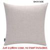 TRENDIN Welcome Fall Pillow Cover 18x18 Inches, Farmhouse Orange Sayings Throw Pillowcase for Autumn Decoration, Decorative Square Cushion Case for Sofa Couch Office PL686TR view 4
