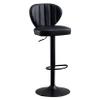 PU Leather High Stool Bar Stools with Backrest, Chrome Footrest Base, Height Bar Chairs, Kitchen Breakfast Bar Stools view 1