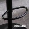 PU Leather High Stool Bar Stools with Backrest, Chrome Footrest Base, Height Bar Chairs, Kitchen Breakfast Bar Stools view 4