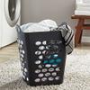 3 Packs of Great Mainstays Flexible Black Laundry Hamper, Great Laundry Basket 20" (3-Pack) view 2