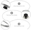 11 inch Glass Pan Lid Tempered Lid with Knob Handle, Replacement Skillets Lid Universal Pots Cover for Frying Pan Woks Stock Pots view 2