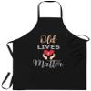 Birthday Apron - Best Birthday for Mom Dad - Old lives matter 40th 50th 60th birthday men women Cooking Aprons Kitchen Decor view 1