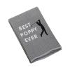 LEVLO Dad Golf Towel Embroidered Golf Towel Gift Golf Father Gift Best Papa/Pops/Grampy/Papaw/Dad/Poppy Ever Golf Towel with Clip (Best Poppy-Grey) view 4