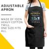 xPuffer Teacher Black Apron - SCIENCE TEACHER Tee Shirt Teach Biology Chemistry Physics Cooking Aprons Kitchen Decor, One Size Fits All view 2