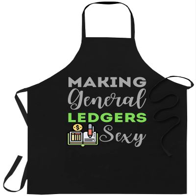 Accountant Apron - Funny Accounting TShirt Making General Ledgers Sexy Tee Cooking Aprons Kitchen Decor