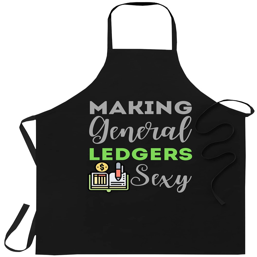 Accountant Apron - Funny Accounting TShirt Making General Ledgers Sexy Tee Cooking Aprons Kitchen Decor