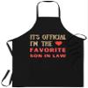 xPuffer Lawyer Black Apron Kitchen - mens favorite son in law from far mor in law Cooking Aprons Kitchen Decor view 1