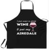 Dog Apron - Airedale Dog Lover Wine Funny Dog Mom Birthday Cooking Aprons Kitchen Decor view 1