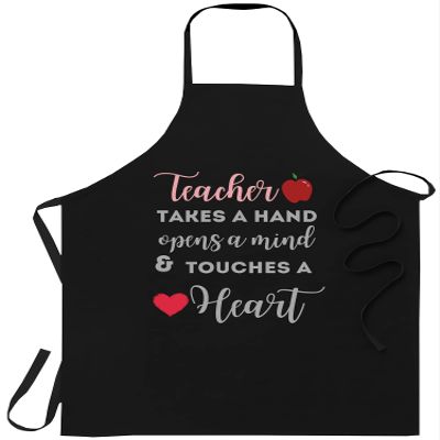 Teacher Apron - Teacher Appreciation Inspirational Quote Shirt Test Day Tee Birthday Cooking Aprons Kitchen Decor