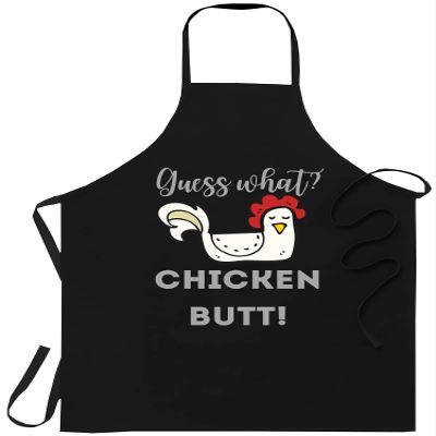 Animal Apron - guess what chicken butt chicken whisperer farm lover farmer Cooking Aprons Kitchen Decor