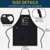 xPuffer Dog Apron - My Boxer Dog & I Talk Shit About You Tee Dog Lover Owner Birthday Cooking Aprons Kitchen Decor view 4