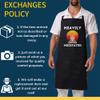 Yoga Black Apron Kitchen - Funny Heavily Meditated Yoga Meditation Birthday Cooking Aprons Kitchen Decor view 3