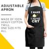 Chef Cooking Black Apron Kitchen - I Make Onions Cry Workwear Birthday Cooking Aprons Kitchen Decor view 2