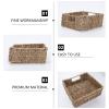 Cabilock 1pc Japanese-style Woven Basket for Storage and Decoration for Bathroom Living Room Parties Versatile Decorative Straw Basket view 2