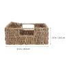 Cabilock 1pc Japanese-style Woven Basket for Storage and Decoration for Bathroom Living Room Parties Versatile Decorative Straw Basket view 3