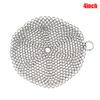 VALINK Cast Iron Skillet Cleaner, Stainless Steel Cast Iron Cleaner Scrubber for All Types of Skillet Griddles Cast Iron Pans Grills Dutch Ovens view 2