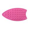 2Pack Silicone Iron Rest Pad, Thicker Series Hot Resistant Mat for Ironing Board, Easy to Use with Wall Hole and Multicolor for Home (Pink+Mint Green) view 2