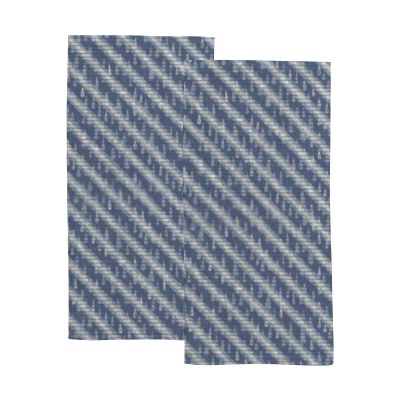 2-Piece Polyester Towel Set, Absorbent Blue Stripe Hand Towel, Bath Towel, Soft and Comfortable, Machine Wash 30x15 Inches