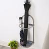 Cabilock Wall-Mounted Umbrella Holder Simple Storage Rack Silver and Sky-Blue Durable Stainless Steel Easy to Install for Entryway and Outdoor Use view 3