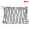 VALINK Cast Iron Skillet Cleaner, Stainless Steel Cast Iron Cleaner Scrubber for All Types of Skillet Griddles Cast Iron Pans Grills Dutch Ovens view 2