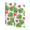 2-Piece Polyester Towel Set, Absorbent Summer Pattern Hand Towel, Bath Towel, Soft and Comfortable, Machine Wash 30x15 Inches view 1
