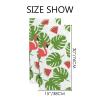 2-Piece Polyester Towel Set, Absorbent Summer Pattern Hand Towel, Bath Towel, Soft and Comfortable, Machine Wash 30x15 Inches view 3