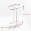 HWLL Small Space Metal Umbrella Stand with 4 Hooks, Home Office Hallway Entryway Umbrella Rack Holder, Storage Organizer for Cane Walking Sticks (Color : White) view 3