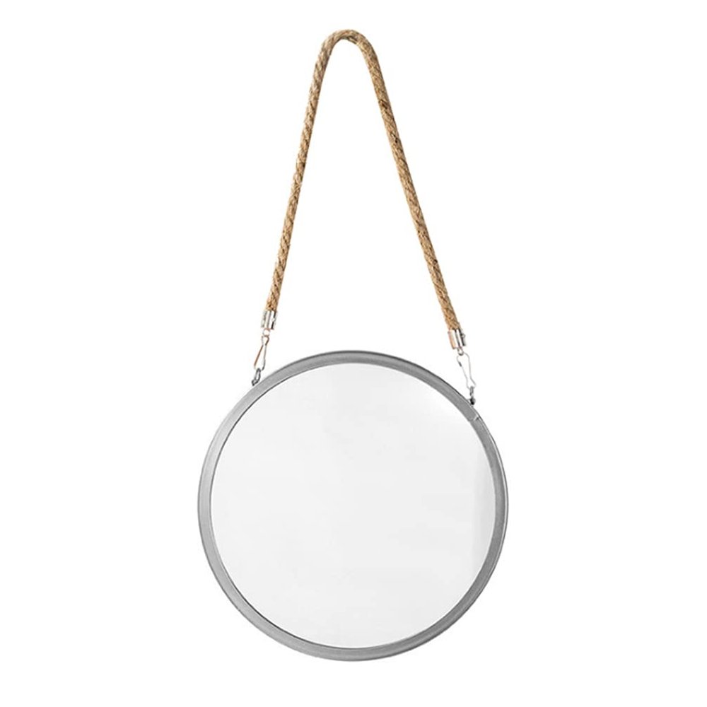 Cabilock 1pc Wall Decoration Hanging Mirror Girl Cosmetic Wall-Mounted Mirror