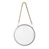 Cabilock 1pc Wall Decoration Hanging Mirror Girl Cosmetic Wall-Mounted Mirror view 1