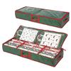 Sattiyrch Underbed Gift Wrap Organizer,Gift Wrapping Paper Storage Container,Holds up to 20 Rolls,41"W x 14"D x 5.5"H (Green) view 1
