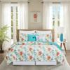C&F Home Paradise Sound 3 Piece Full/Queen Quilt Set Aqua Animal Icon Print Coastal Ocean Beach Seaside 100% Cotton Lightweight Machine Washable Reversible Bedspread Coverlet Full/Queen 3 Piece Set view 2