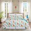 C&F Home Paradise Sound 3 Piece Full/Queen Quilt Set Aqua Animal Icon Print Coastal Ocean Beach Seaside 100% Cotton Lightweight Machine Washable Reversible Bedspread Coverlet Full/Queen 3 Piece Set view 3