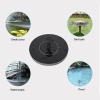 Solar Fountain Pump, Pool Decoration Water Fountain, 16x2cm for Outdoor Bird Baths Garden Decoration Small Pond Fish (601 solar fountain) view 2