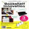 Kobe Cardboard Co., Ltd Bookshelf Innovation Made in Japan, Manga organizing kit (3Levels, Black) view 1