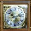 Bedford Clock Collection 34.5 Inch Chiming Pendulum Wall Clock in Antique Harvest Oak Finish view 4