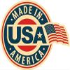 HOF Trading Eagle Mullet Merica - Men 4Th of July American Flag USA Vinyl Sticker Waterproof Decal Laptop Wall Window Bumper Sticker 5" view 2