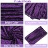 12 Packs 12 X 108 Inch Purple Sequin Table Runner Glitter Dining Table Runner for Birthday Wedding Engagement Bridal Baby Shower Bachelorette Holiday Celebration Party Supplies Decorations (Purple) view 4